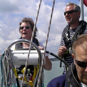 Female at the helm