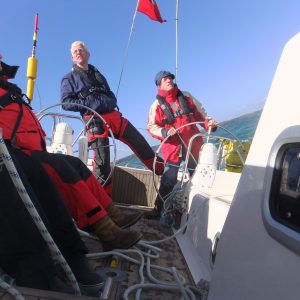 UKSA Falcon Lofty, Steve & Colin on the tilt