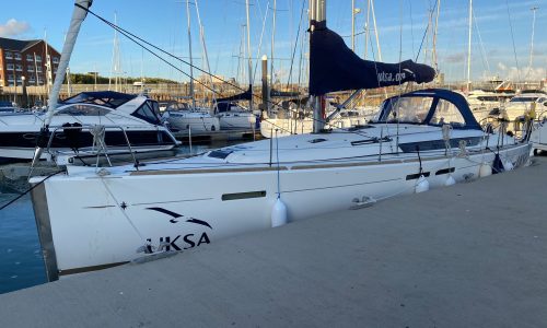 …and here is a photo of our home for the week, yacht Nona Olive