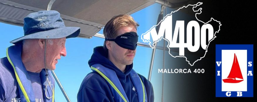 James Barlow at the Helm with blackout eye mask - News Header image